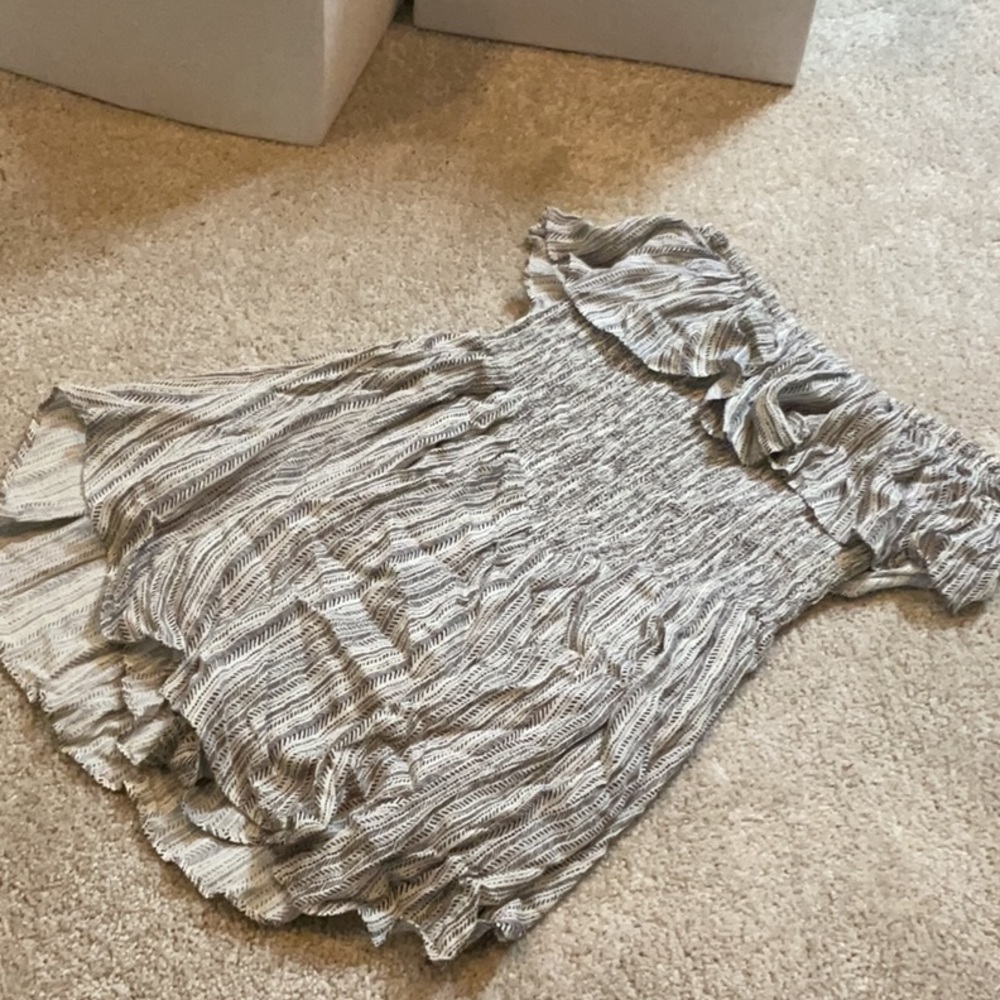 Medium Vick dress tan and black